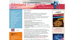 Desktop Screenshot of filmlandpolen.de